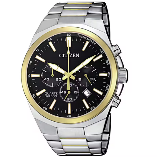 Citizen Men's Chronograph Stainless Steel Bracelet Watch 1