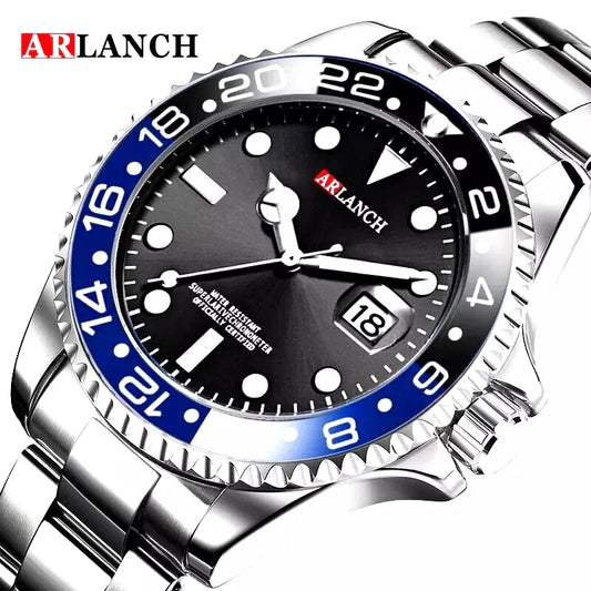 Arlanch Black And Blue Men's Watch