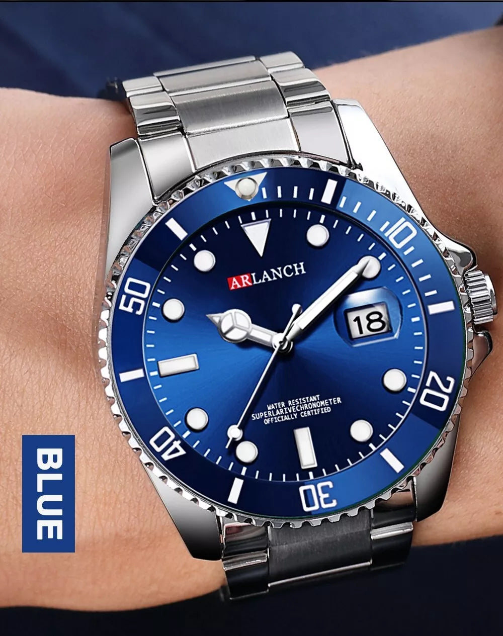 Arlanch Blue Men's Watch