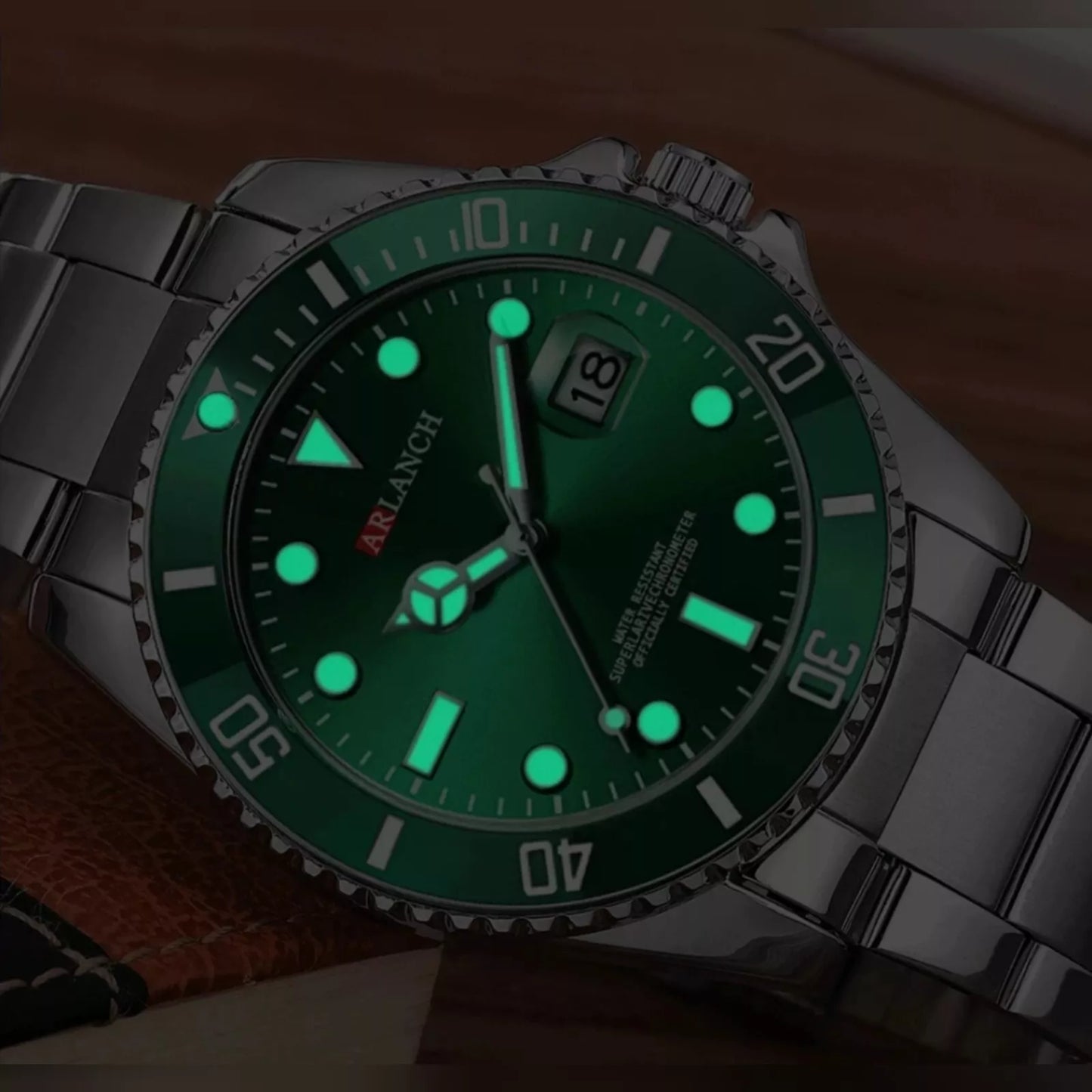 Arlanch Green Men's Watch